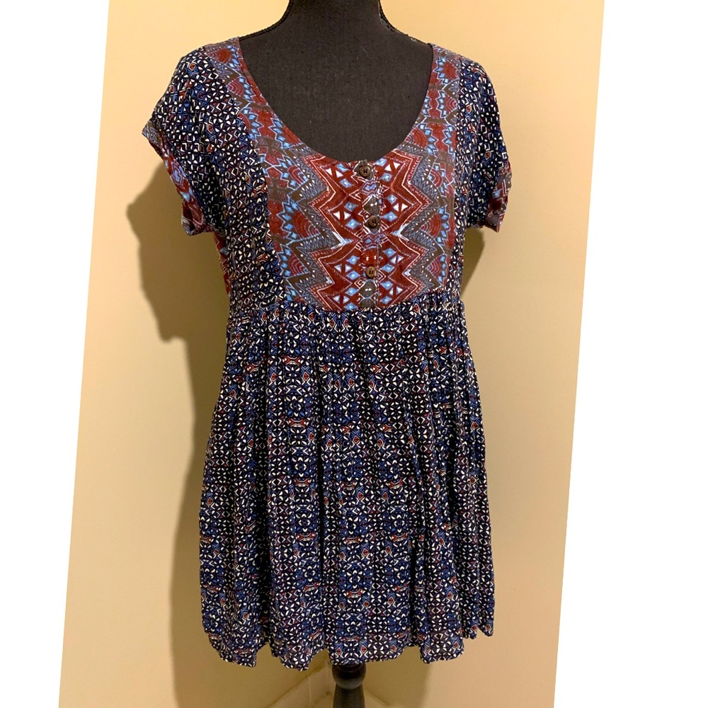 Free People Mixed Media Dress